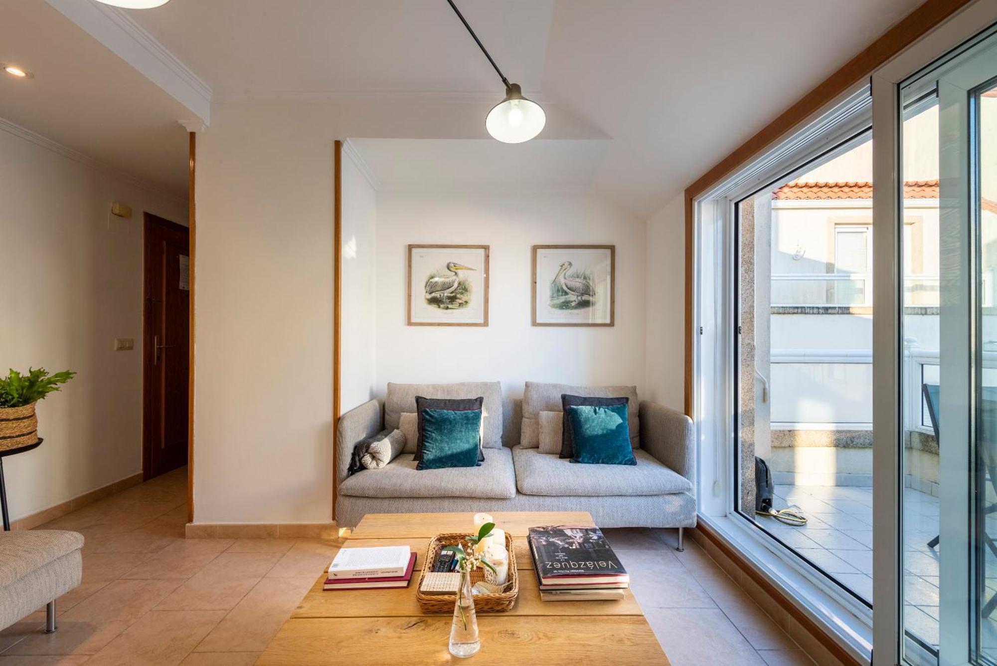 Apartamento Playa Silgar -50 M Playa Con 2 Garajes Y 3 Dormitorios Sanxenxo Eksteriør billede